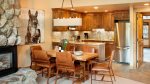 Each unit comes offers dining table and breakfast bar 